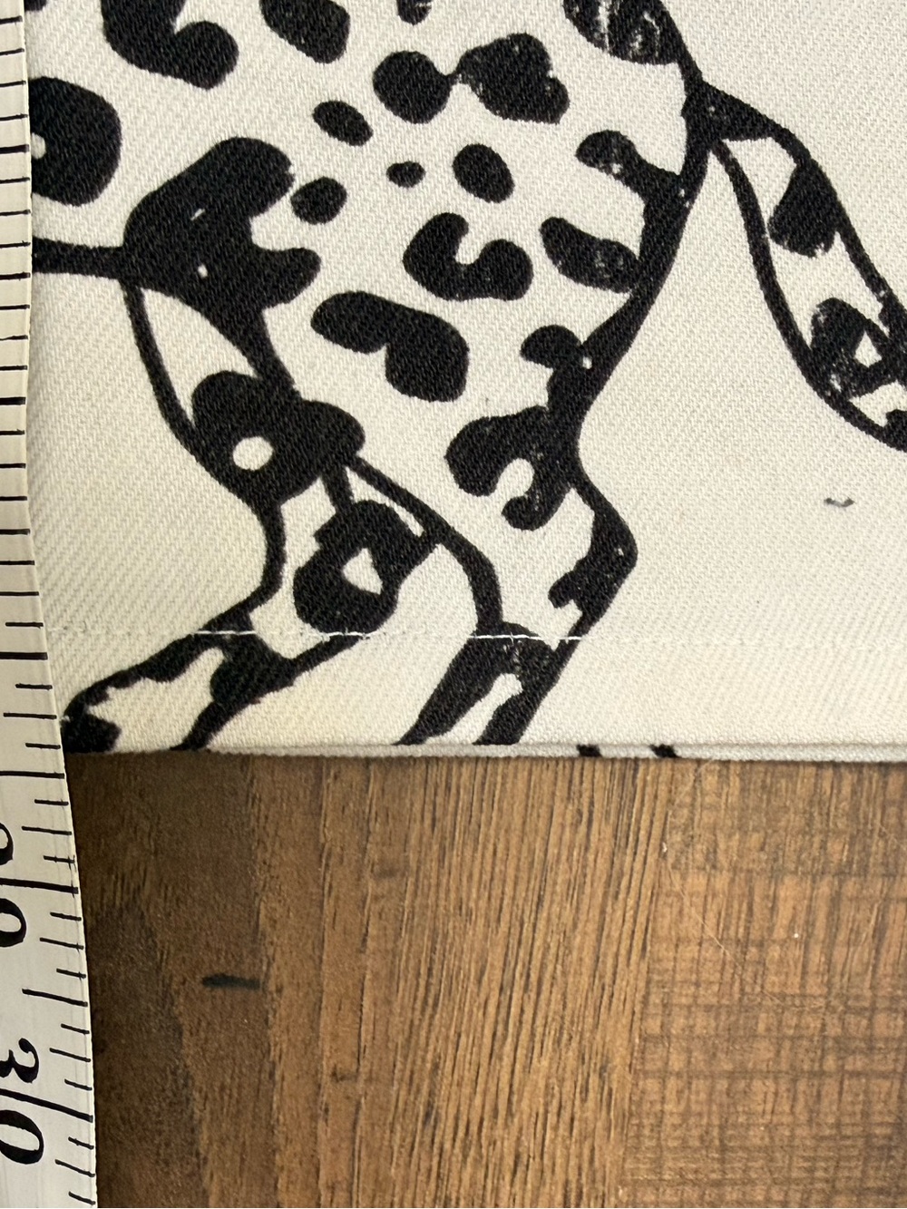Fiorucci Logo and Animal Print High Rise Jeans Black & White size 28 XS - Picture 6 of 7